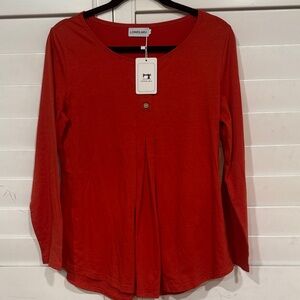 Women's Vibrant Red Blouse
